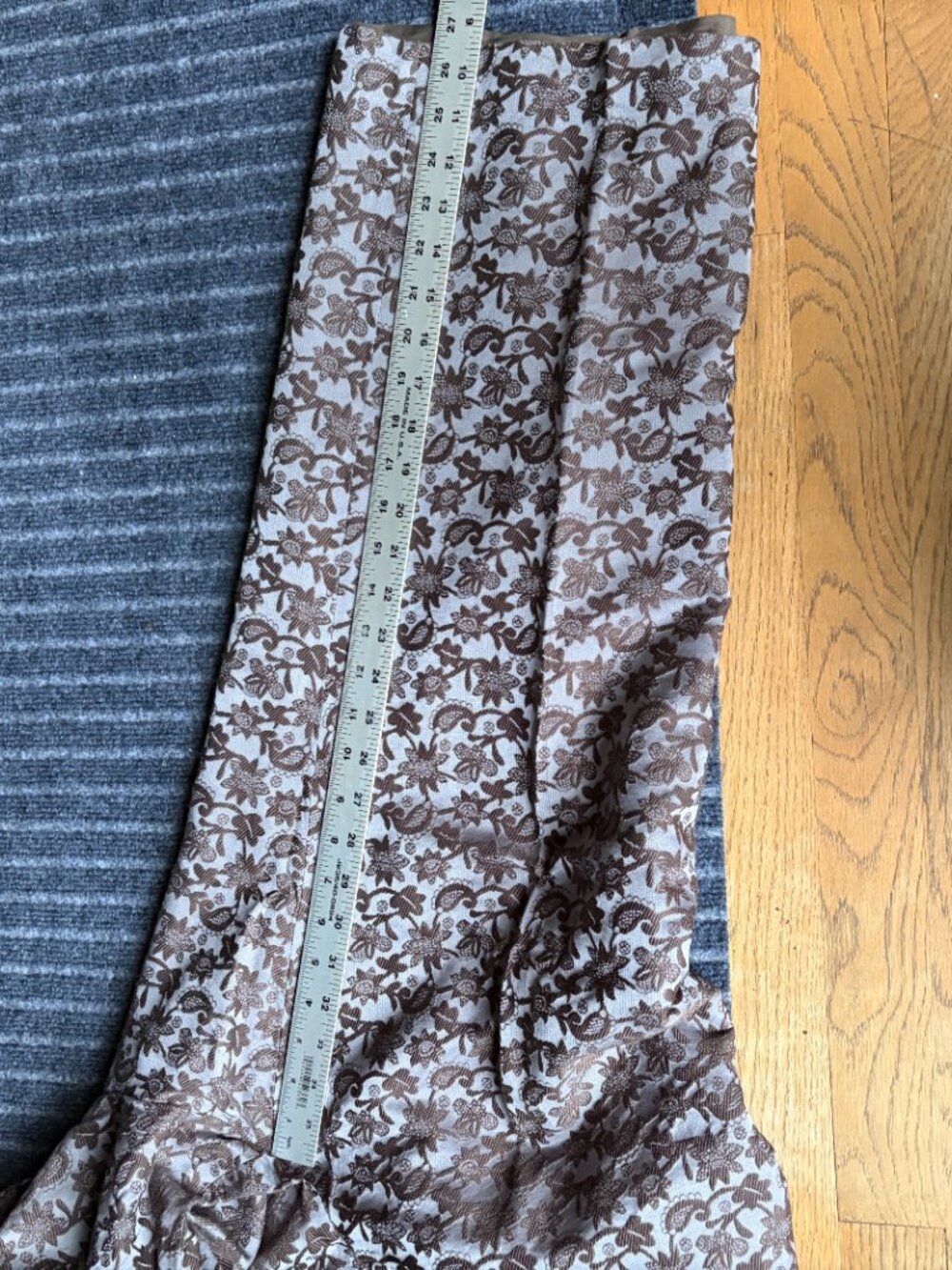 Sigrid Olsen Silk Jacquard Crop Pants Size 22 W - Picture 7 of 7